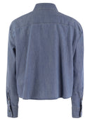 Weekend Max Mara Clio Cotton Denim Shirt