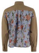 Week-end Max Mara Decano Imprimé Coton Twill Shirt