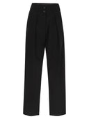 Weekend Max Mara Dingey lose sitzende Hose in Wollmischung