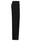 Weekend Max Mara Dingey lose sitzende Hose in Wollmischung