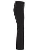 Weekend Max Mara Estasi Straight Trousers In Technical Wool