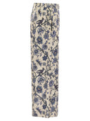 Weekend Max Mara Tortona Wide Trousers In Silk Twill