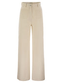 Weekend Max Mara Filtro Cotton Bull Trousers