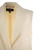 Weekend Max Mara Woman Stretch Wool Canvas Waistcoat