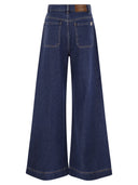 Weekend Max Mara Vega Jeans Wide Leg In Denim
