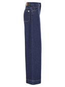 Weekend Max Mara Vega Jeans Wide Leg In Denim