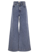 Weekend Max Mara Vega Jeans Wide Leg In Denim