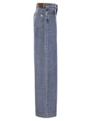 Weekend Max Mara Vega Jeans Wide Leg In Denim