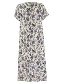 Weekend Max Mara Revere Printed Silk T Shirt Dress