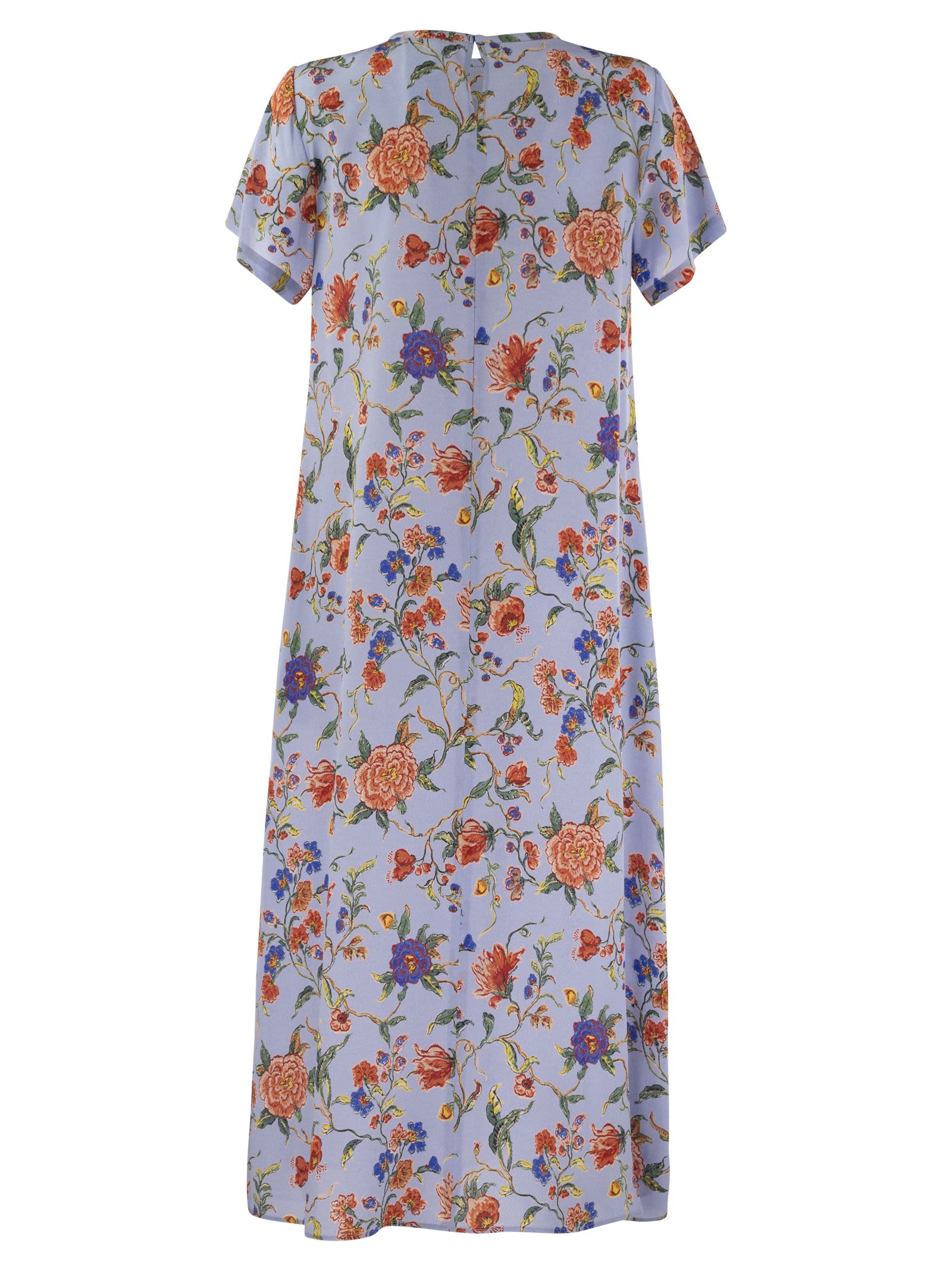 Weekend Max Mara Revere Printed Silk T Shirt Dress – Balardi