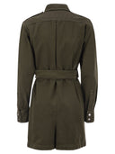 Weekend Max Mara Manager Cotton Gabardine Cargo Abito