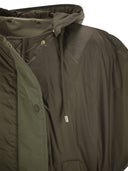 Weekend Max Mara Egemone Cappuccio reversibile in stoffa anti -goccia.