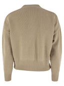 Weekend Max Mara Teulada Cotton Cardigan With Intarsia