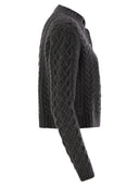 Weekend Max Mara Afosi Plaited Wool Cardigan