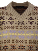 주말 Max Mara Valvola Alpaca 및 Wool Jacquard Waistcoat