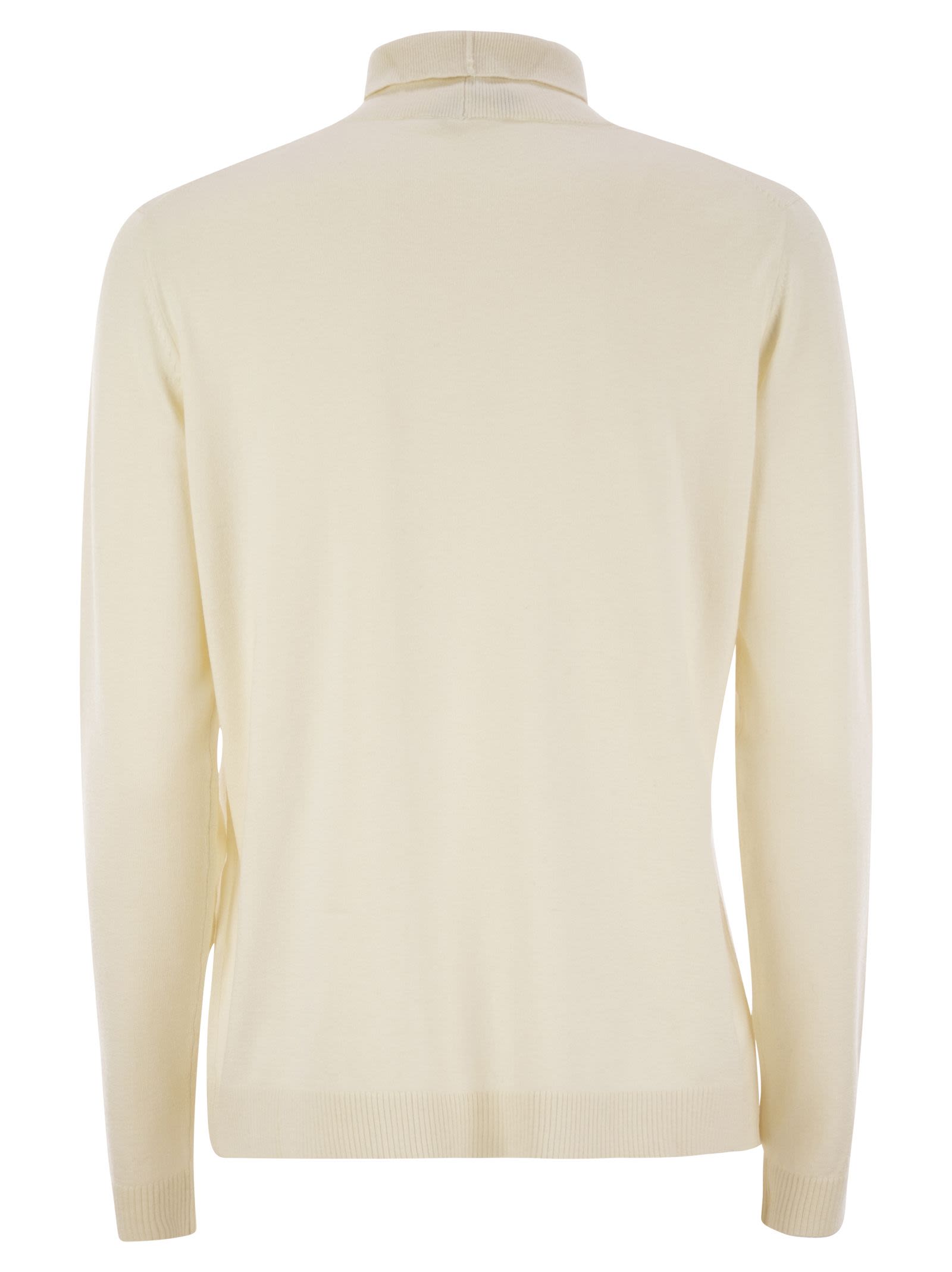Weekend Max Mara Kiku Turtleneck Sweater i uld og silke