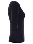 Weekend Max Mara Oceano Canted Viscose V Séter de cuello