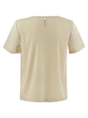Weekend Max Mara Gilbert Satin And Jersey T Shirt
