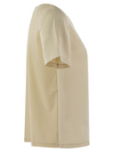 Weekend Max Mara Gilbert Satin And Jersey T Shirt