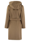 Max Mara Studio Newmang Wool Coat With Hood