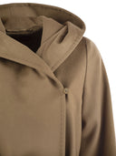Max Mara Studio Newmang Wool Coat With Hood