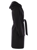 Max Mara Studio Newmang Wool Coat With Hood