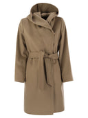 Max Mara Studio Newmang Wool Coat With Hood