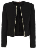 Max Mara Studio Onirica Bouclé Crew Neck Jacket