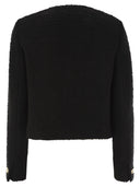Max Mara Studio Onirica Bouclé Crew Neck Jacket