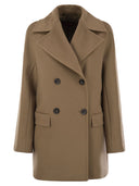 Max Mara Studio Kent Double Breasted Wool Caban