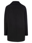 Max Mara Studio Kent Double Breasted Wool Caban