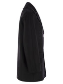 Max Mara Studio Kent Double Breasted Wool Caban