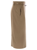Max Mara Studio Ginseng Wool Pencil Skirt