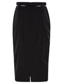 Max Mara Studio Ginseng Wool Pencil Skirt