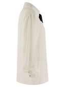 Chemisier de soie max mara studio ubicato avec cravate