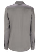 Max Mara Studio Baden klassisches Seidensatin -Shirt