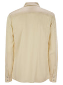 Max Mara Studio Baden klassisches Seidensatin -Shirt
