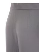 Max Mara Studio Attila Wide Trousers In Enver Satin