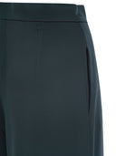 Max Mara Studio Attila Wide Trousers In Enver Satin
