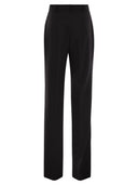 Max Mara Studio Quasar Wool Satin Crepe Trousers