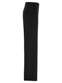 Max Mara Studio Quasar Wool Satin Crepe Trousers