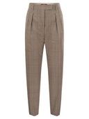 Max Mara Studio Guelfi Carrot Trousers In Wool Blend