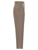 Max Mara Studio Guelfi Carrot Trousers In Wool Blend