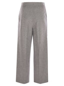 Max Mara Studio Burano Wool Cropped Trousers