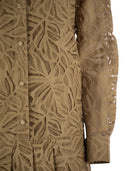 Max Mara Studio Education Floral Lace Chemise Dress