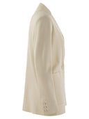 Max Mara Studio Titania Viscose Blend Double Breasted Blazer