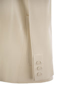 Max Mara Studio Titania Viscose Blend Double Breasted Blazer