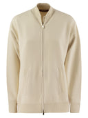 Max Mara Studio Teorema Viscose Knit Bomber Jacket