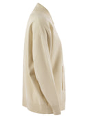 Max Mara Studio Teorema Viscose Knit Bomber Jacket