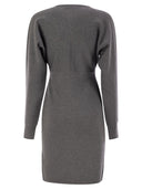 Max Mara Studio Rodi Wool og Viscose Knit Dress